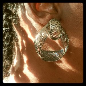 Punch Metal Earrings